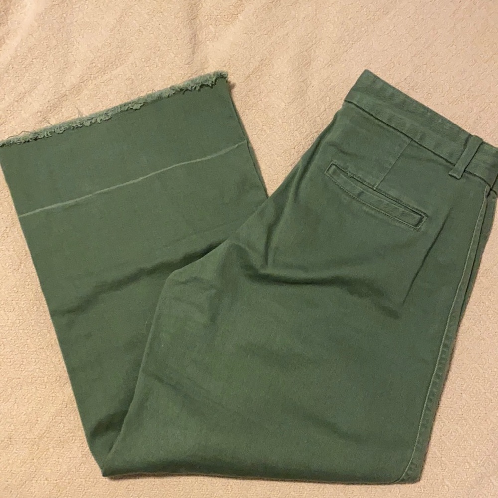 Gap wide leg cropped pants